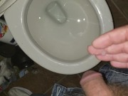 Limp Dick Orgasm follewed by amazing pee piss
