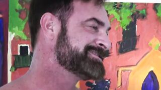 Three-Way Thrill Ride: Twink Triple Bareback Action with Daddy's Creampie!