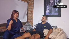 ALEJANDRA PALACIOS, a super-steamy nurse, lets her patient spunk inside her - the greatest XXX porn!