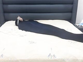 Pantyhose Bondage Domination Slave in Cocoon Mumiffied at Compassion