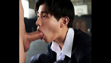 Japanese twink blowjob at gymnasium [AI Generated]