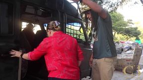 imagine fucking grandmother in an old mobile home in the middle of the city