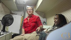 imagine fucking grandmother in an old mobile home in the middle of the city