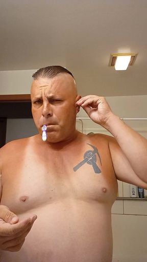 Bathroom Floor Masturbation