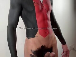 Dracula Body Painting