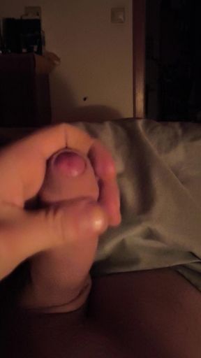 I wixx my cock a little