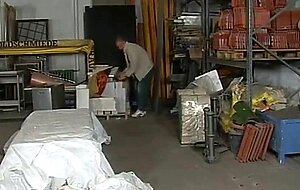 80s Sekretaerin im Lager