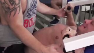 Following their workout studs unwind by sucking raw dick