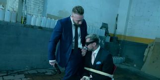 Aroused men in suits fuck hardcore style and share best bareback details