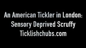 An American Tickler in London: Sensory Deprived Scruffy Gets Foot and Body Tickling While Blindfolded and Unable to Hear (1080p HD)