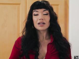 Nasty latin babe mother I'd like to fuck stepmom Little Puck lets stepson to find her vagina