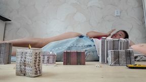 Giantess sex in tiny city u