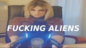 Destroying my dick with an alien fleshlight