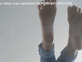 View of Feet from under Table