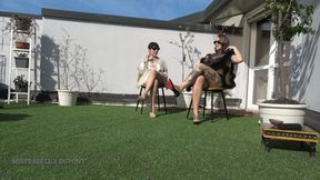 LILY DUPONT : PONY PLAY AND BALLBUSTING