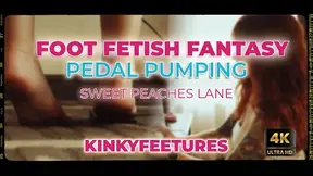 Foot Fetish Fantasy: Sweet Peaches Lane Pedal Pumping | 4KFoot Fetish Fantasy: Sweet Peaches Lane Pedal Pumping | 4K