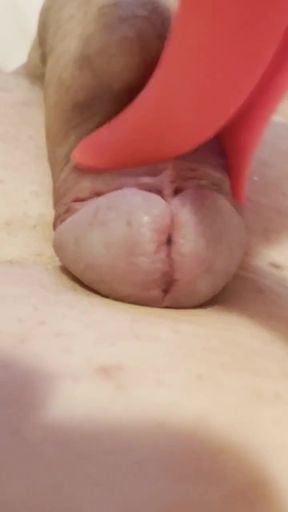 Tease Out the Hot with the Tongue Vibrator From the Spray Tube....