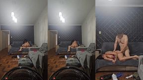 dotadao fudeu a casada no sofa do corno - big dick fucked the married woman on the cuckold s couch