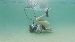 The Abandoned House of Horror: An Underwater Scuba Bondage Movie Ft Nathalia 4k