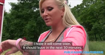 Jarushka Ross's Czech Dream: Blonde Bombshell in Hardcore Outdoor POV