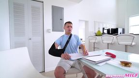 hot babysitter with huge tits craved my cock as soon as i got home - maggie green johnny love