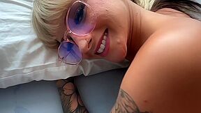 Horny Stepbro Woke His Sexy Stepsister With A Big Cock In Her Pussy