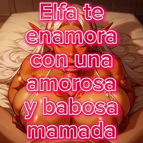 Sexy Spanish MILF Elfa gives a loving and slippery BJ