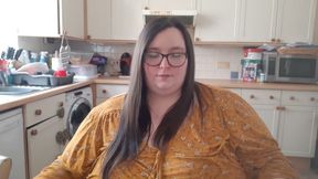 Ssbbw vs godzilla burger eating
