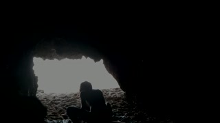 On the Beach, Inside the Cave