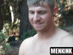 Submissive Logan Stevens gets HUMILIATED while sucking dicks and feet