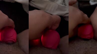 Her best onlyfans rose toy shaking orgasm in POV
