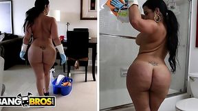 Cuban Maid Destiny Rides My Cock with Big Latina Ass and Tits