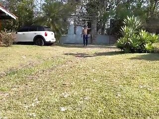 I went to clean Rita Cadillac's hawt pool and ended up hooking up with her and her cousin.