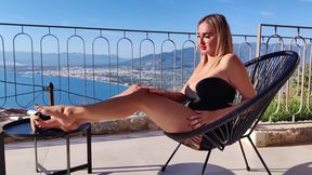 Relax on the Greek Terrace