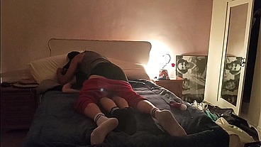 We fucked in her parents' bed
