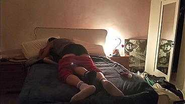 We fucked in her parents' bed