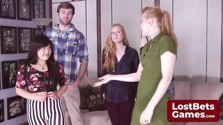 Rock Paper Scissors Losers Get Naked with Aften Opal and Friends
