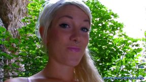 Hot scenes of blonde slut milky sucking and fucking - even up her ass!