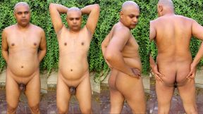 Fat Sexy Nude Boy Outdoor Showing Big Spicy Ass and Ass Hole in Public