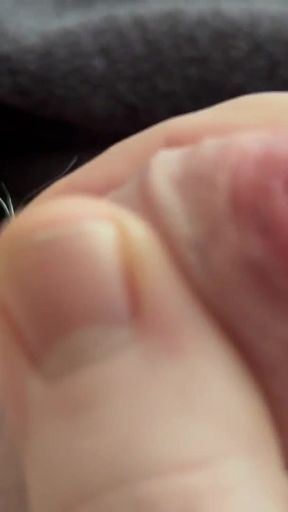 Key moment from &quot;Small phimosis dick squirts off - with slow motion&quot;