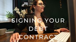 Signing your Debt Contract