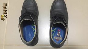 Tiny man crushed under manly soles feet crushing fetish vore bdsm
