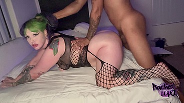 From The Strip Club To His Bedroom 🍑 Tattooed Goth Whore Destroys BBC