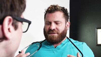 FamilyCreep - StepUncle Dr Riley Mitchel Shoves His Healing Cock In Nerdy Jock's Ass