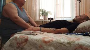 blowjob and dick jerking from a friend