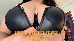 Unzip Big Tit Tease & Dangle 4K