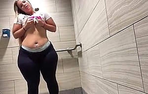 Bbw solo shower play