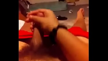 18 year old boy cums on video