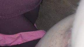 Slow Motion Naked Ride on My Thick Brown Dildo