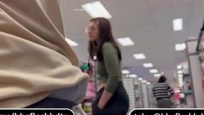 Flashing Black Dick To Hot Girl In Public Place And She Showed Interest, Check Tele For Full Video